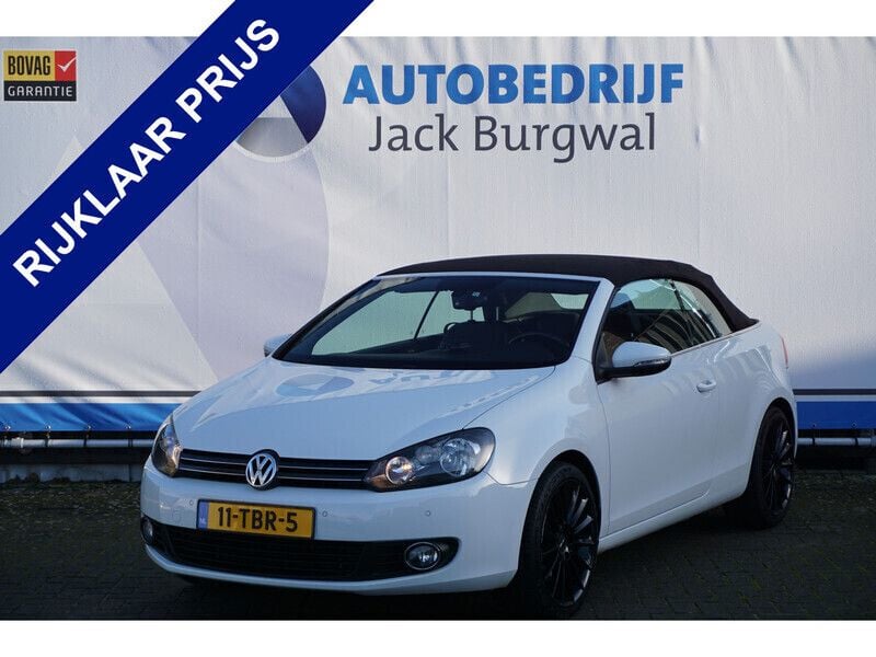 Wit Gebruikt 2012 VW Golf Cabriolet Cabriolet | € 14.950 (Duur) - Afbeelding 1/4