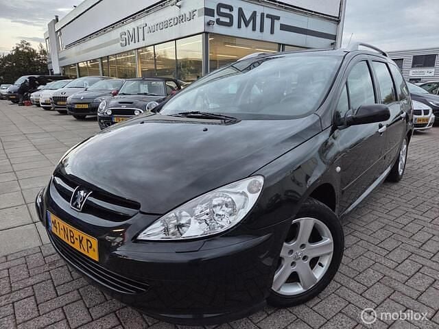 Zwart (metallic) Gebruikt 2003 Peugeot 307 Stationwagen | € 1.450 (Eerlijke prijs) - Afbeelding 1/4