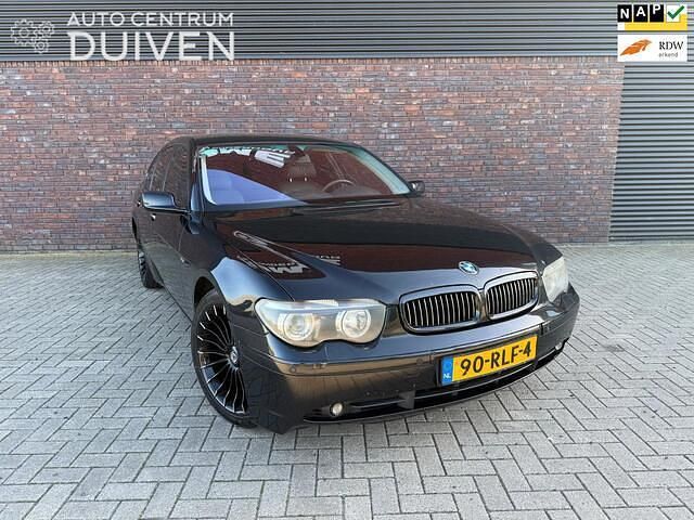 Zwart Gebruikt 2003 BMW 760 Comfort Edition Sedan | € 7.950 - Afbeelding 1/4