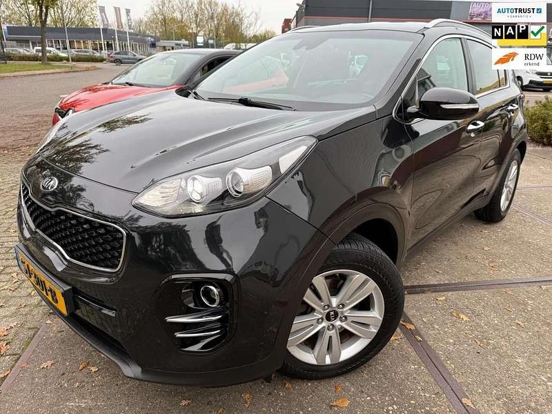 Zwart Gebruikt 2018 Kia Sportage Style SUV | € 14.999 (Eerlijke prijs) - Afbeelding 1/4