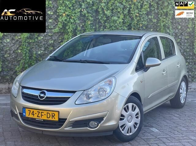 Beige Gebruikt 2008 Opel Corsa Enjoy Hatchback | € 2.250 (Goede deal) - Afbeelding 1/3