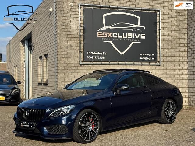 Blauw Gebruikt 2017 Mercedes C250 Prestige Coupé | € 20.500 - Afbeelding 1/4