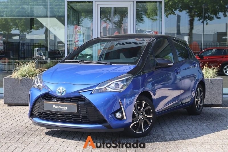 Blauw Gebruikt 2018 Toyota Yaris Hybrid Hatchback | € 15.700 (Eerlijke prijs) - Afbeelding 1/4