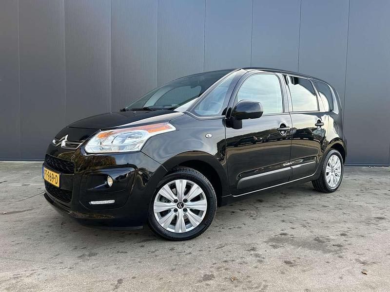 Zwart Gebruikt 2017 Citroën C3 Picasso Exclusive MPV | € 8.950 (Goede deal) - Afbeelding 1/4