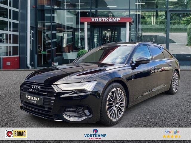 Zwart Gebruikt 2022 Audi A6 S-Line Stationwagen | € 41.950 (Goede deal) - Afbeelding 1/4