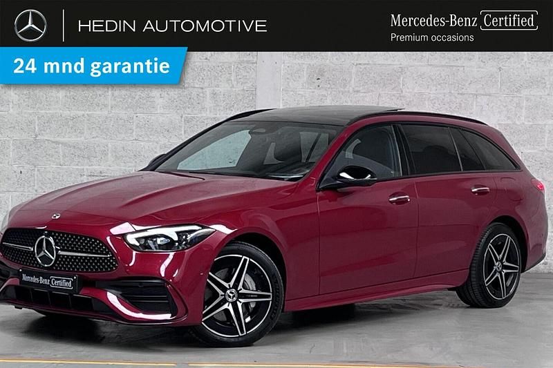 Rood Gebruikt 2024 Mercedes C300e AMG line Stationwagen | € 50.900 (Eerlijke prijs) - Afbeelding 1/3
