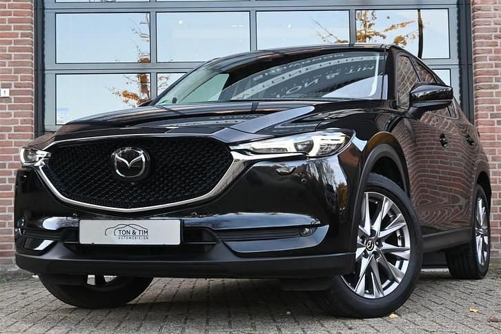 Zwart Gebruikt 2019 Mazda CX-5 Signature SUV | € 28.900 (Eerlijke prijs) - Afbeelding 1/4