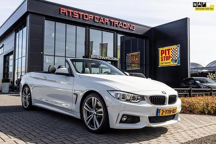 Wit Gebruikt 2014 BMW 428 M Sport Cabriolet | € 24.950 (Eerlijke prijs) - Afbeelding 1/4