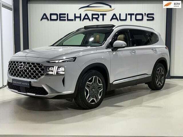 Wit Gebruikt 2021 Hyundai Santa Fe Premium SUV | € 33.950 (Eerlijke prijs) - Afbeelding 1/4