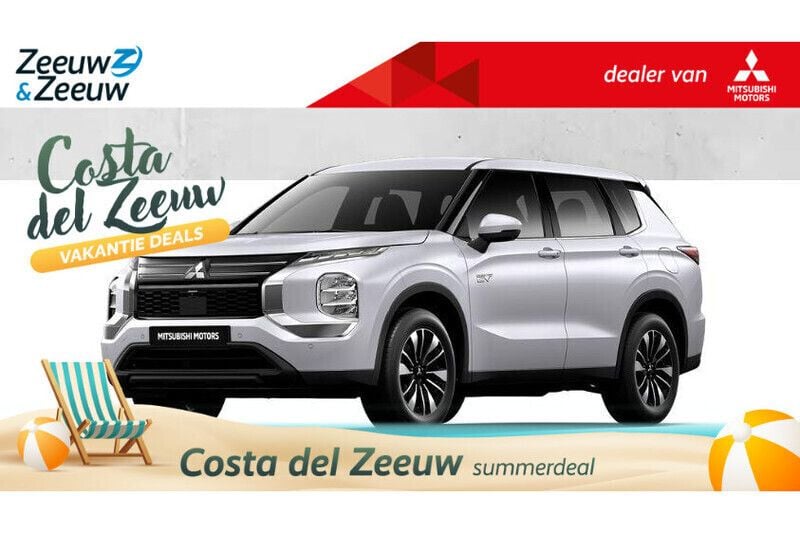 Wit Nieuw 2025 Mitsubishi Outlander P-HEV Intense SUV | € 52.390 (Goede deal) - Afbeelding 1/4