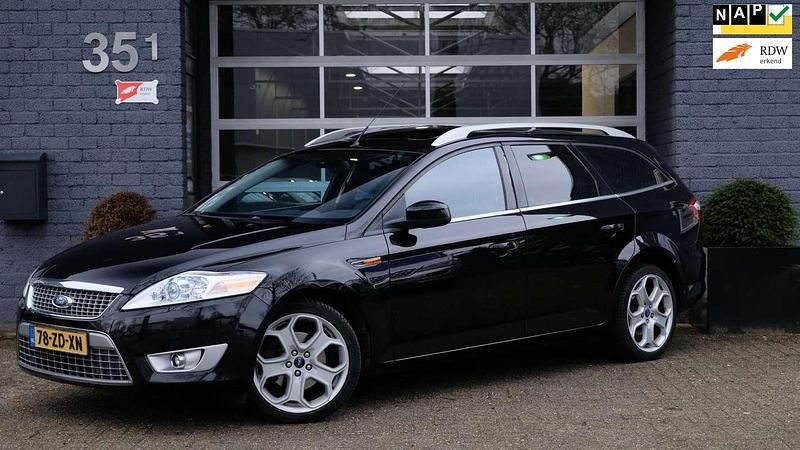 Zwart Gebruikt 2008 Ford Mondeo Titanium Stationwagen | € 2.499 (Eerlijke prijs) - Afbeelding 1/4