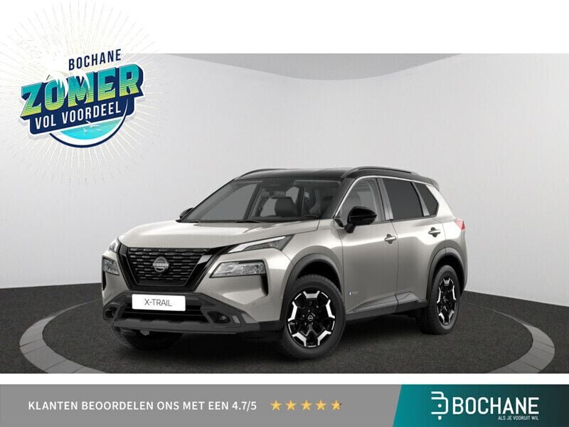 Twotone (ceramic grey/black) (grijs metallic) Nieuw 2024 Nissan X-Trail SUV | € 48.303 (Goede deal) - Afbeelding 1/4