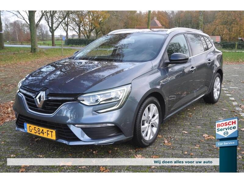 Grijs, metallic lak Gebruikt 2019 Renault Mégane GrandTour LIMITED Stationwagen | € 18.500 - Afbeelding 1/4