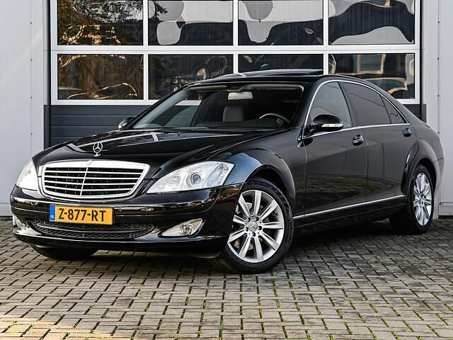 Zwart Occasion 2008 Mercedes S320 Sedan | € 14.950 - Afbeelding 1/4