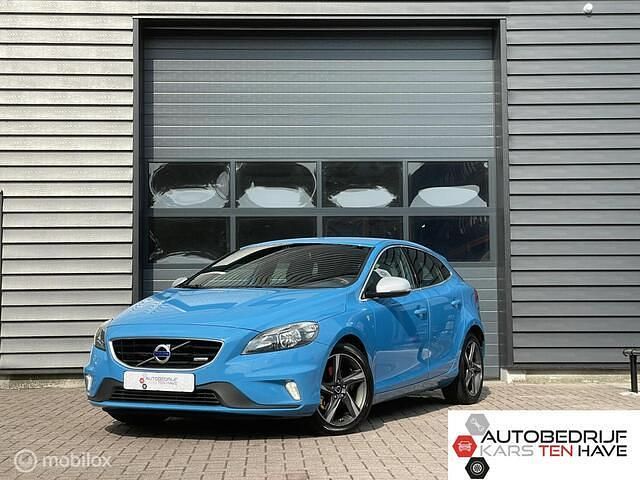 Blauw Gebruikt 2014 Volvo V40 R-Design Stationwagen | € 9.750 (Eerlijke prijs) - Afbeelding 1/4