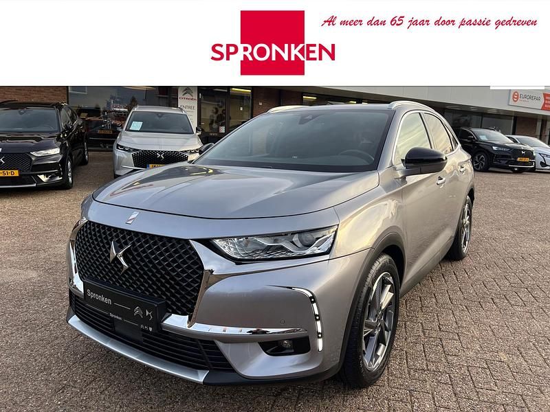 Grijs (metallic) Gebruikt 2021 DS Automobiles DS7 Crossback Rivoli SUV | € 32.900 (Goede deal) - Afbeelding 1/4