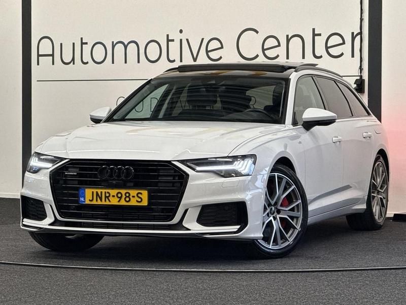 Wit Gebruikt 2022 Audi A6 S-Line Stationwagen | € 47.895 (Iets duurder) - Afbeelding 1/4