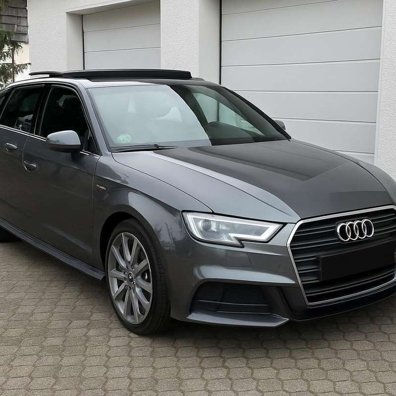 Grijs Gebruikt 2016 Audi A3 Sportback S-Line Hatchback | € 23.250 (Duur) - Afbeelding 1/4