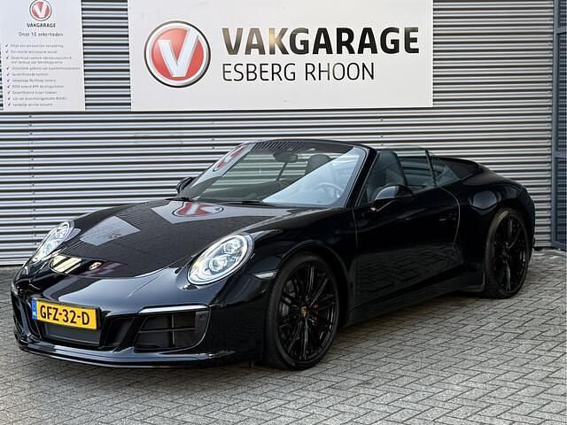 Zwart Gebruikt 2017 Porsche 911 Carrera S Cabriolet Chrono Cabriolet | € 99.950 (Goede deal) - Afbeelding 1/4