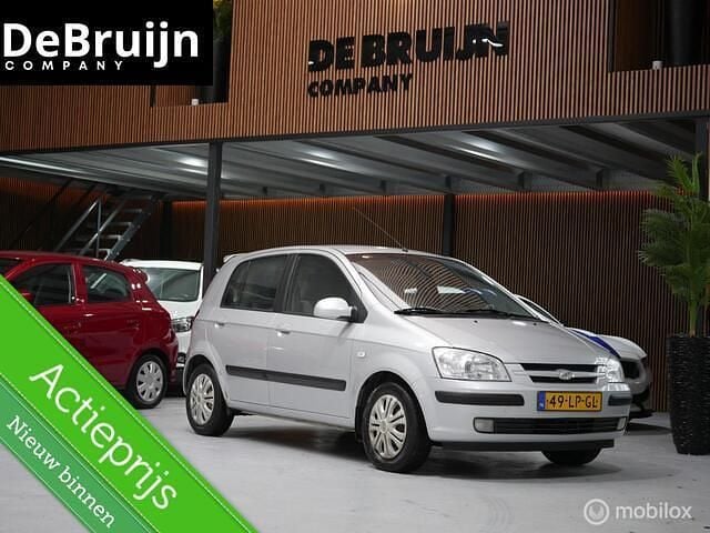 Grijs Occasion 2003 Hyundai Getz GLS Hatchback | € 1.850 (Eerlijke prijs) - Afbeelding 1/4