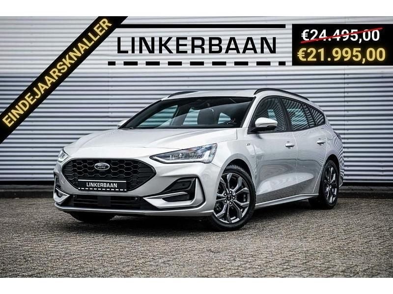 Grijs Gebruikt 2023 Ford Focus ST-Line Stationwagen | € 21.995 (Super prijs) - Afbeelding 1/3