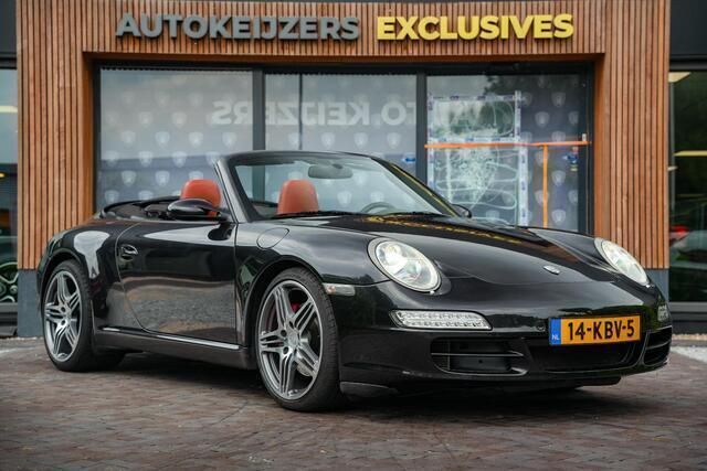 Zwart Gebruikt 2007 Porsche 911 Carrera S Cabriolet Cabriolet | € 49.900 - Afbeelding 1/4