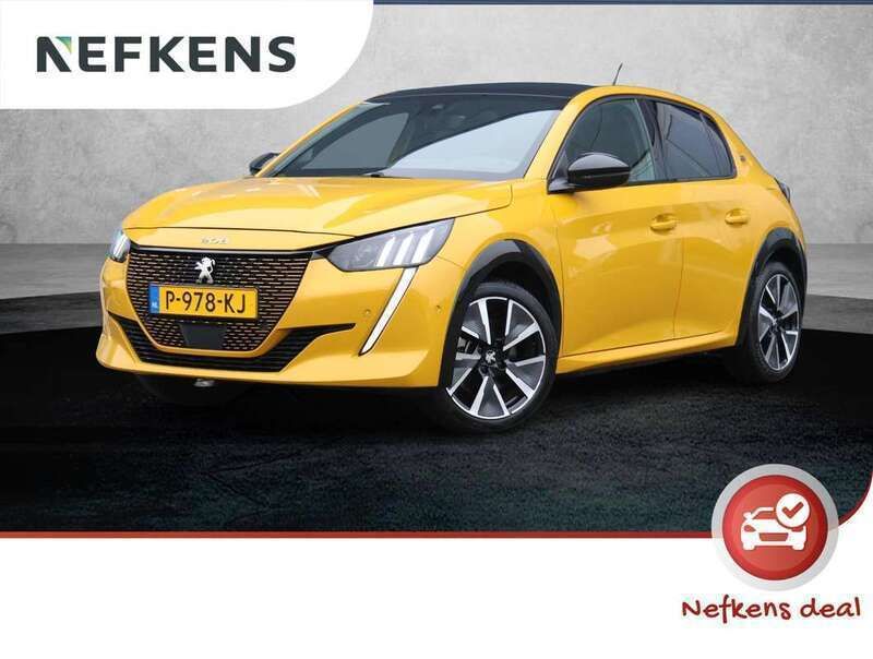 Geel Gebruikt 2022 Peugeot e-208 GT Hatchback | € 18.880 (Eerlijke prijs) - Afbeelding 1/3