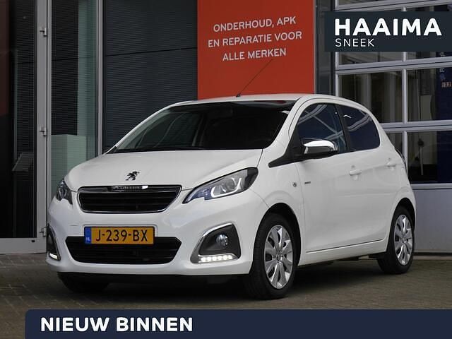 Wit Gebruikt 2020 Peugeot 108 Style Hatchback | € 10.950 (Eerlijke prijs) - Afbeelding 1/4