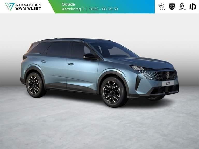 Bleu ingaro (blauw metallic) Nieuw 2026 Peugeot 5008 Allure SUV | € 47.926 (Super prijs) - Afbeelding 1/3