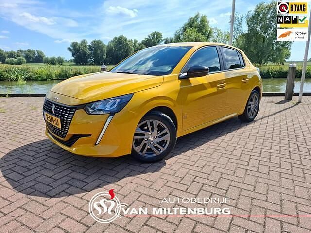 Geel, metallic lak Gebruikt 2022 Peugeot 208 Active Hatchback | € 14.950 (Eerlijke prijs) - Afbeelding 1/4