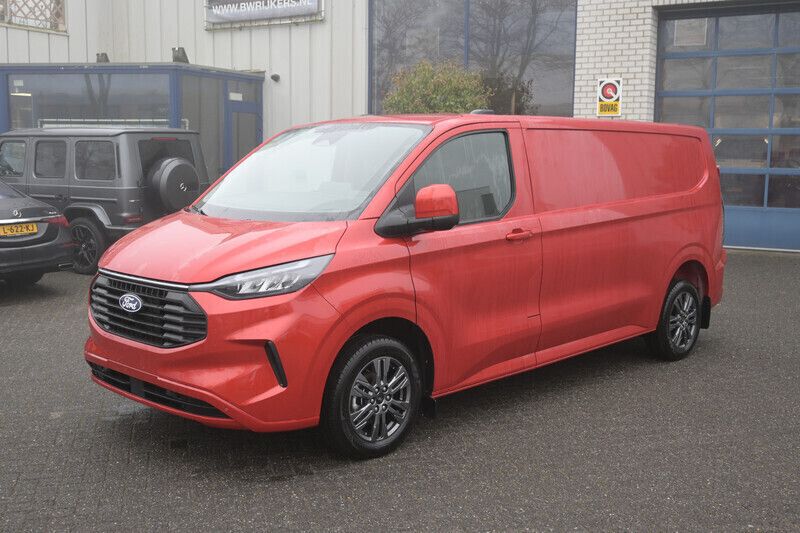 Rood Nieuw 2024 Ford Transit Custom Limited Van | € 39.950 (Super prijs) - Afbeelding 1/4