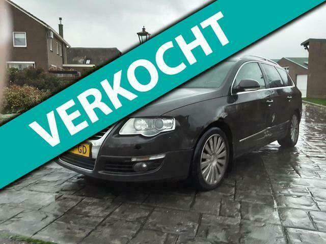 Zwart Gebruikt 2006 VW Passat Highline Stationwagen | € 1.799 (Super prijs) - Afbeelding 1/4
