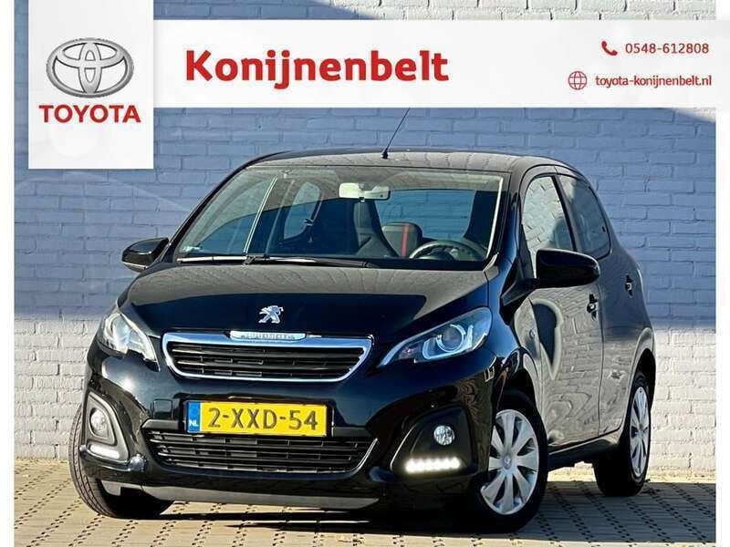 Zwart Gebruikt 2014 Peugeot 108 Active Hatchback | € 6.995 (Eerlijke prijs) - Afbeelding 1/2