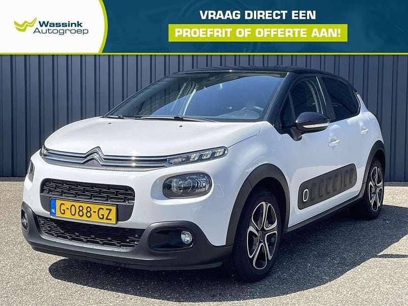 Wit Gebruikt 2019 Citroën C3 Feel Hatchback | € 11.290 (Eerlijke prijs) - Afbeelding 1/4