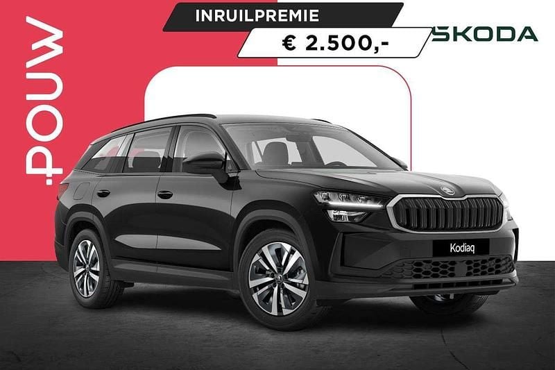 Zwart Nieuw 2025 Skoda Kodiaq Business Line SUV | € 51.730 (Super prijs) - Afbeelding 1/4