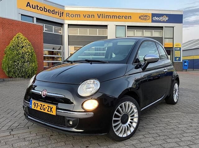 Zwart Gebruikt 2008 Fiat 500 Lounge Hatchback | € 2.950 (Eerlijke prijs) - Afbeelding 1/4