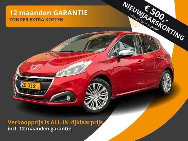 Rood (metallic) Occasion 2019 Peugeot 208 Allure Hatchback | € 11.400 (Super prijs) - Afbeelding 1/4