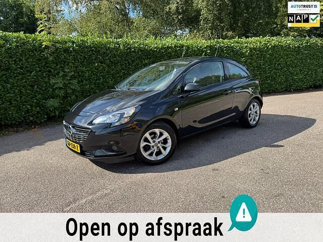 Zwart Gebruikt 2015 Opel Corsa Edition Hatchback | € 8.888 (Eerlijke prijs) - Afbeelding 1/4