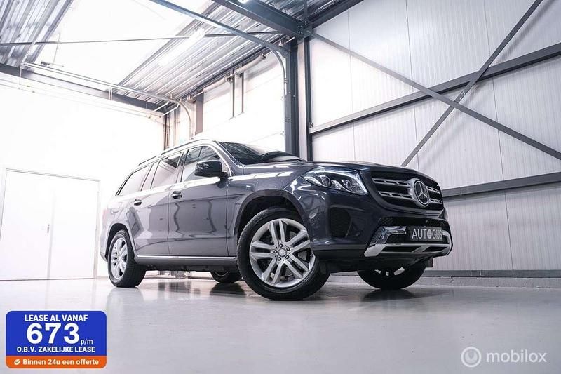 Grijs, metallic lak Gebruikt 2016 Mercedes GLS500 SUV | € 39.990 - Afbeelding 1/4