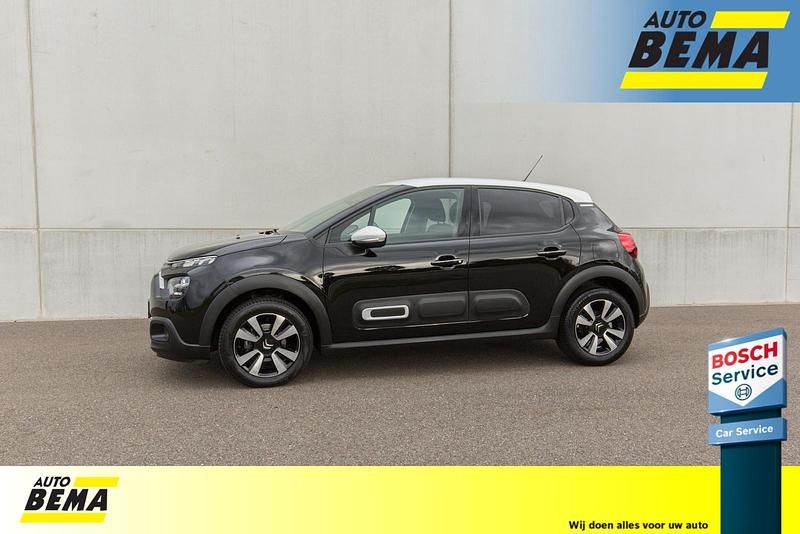 Zwart Gebruikt 2023 Citroën C3 PureTech Hatchback | € 16.350 (Eerlijke prijs) - Afbeelding 1/4