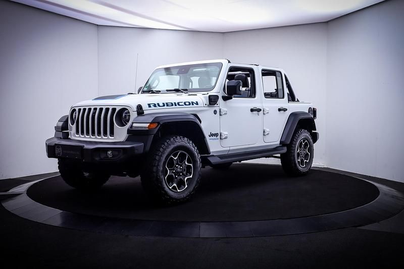 Wit Gebruikt 2021 Jeep Wrangler Unlimited Rubicon SUV | € 59.125 - Afbeelding 1/4