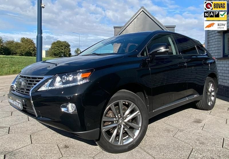 Zwart (metallic) Gebruikt 2014 Lexus RX450h President Line SUV | € 20.945 (Eerlijke prijs) - Afbeelding 1/4