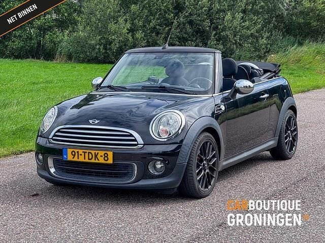 Zwart Gebruikt 2012 Mini One Cabriolet Cabriolet | € 5.990 (Goede deal) - Afbeelding 1/3