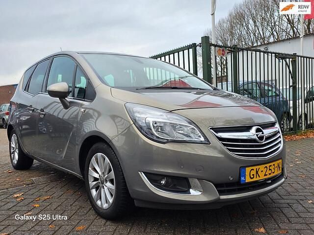 Grijs Gebruikt 2014 Opel Meriva Cosmo MPV | € 5.999 (Goede deal) - Afbeelding 1/4