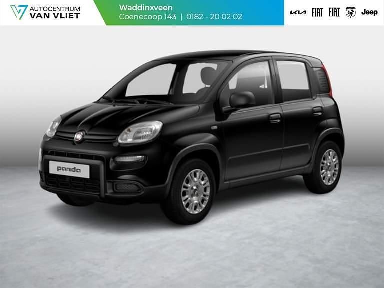 Onyx black (zwart mica) Nieuw 2025 Fiat Panda Hatchback | € 20.828 (Eerlijke prijs) - Afbeelding 1/4