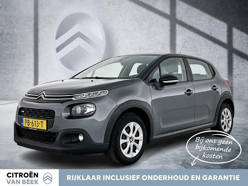 Grijs Gebruikt 2017 Citroën C3 Feel Hatchback | € 10.950 (Eerlijke prijs) - Afbeelding 1/4