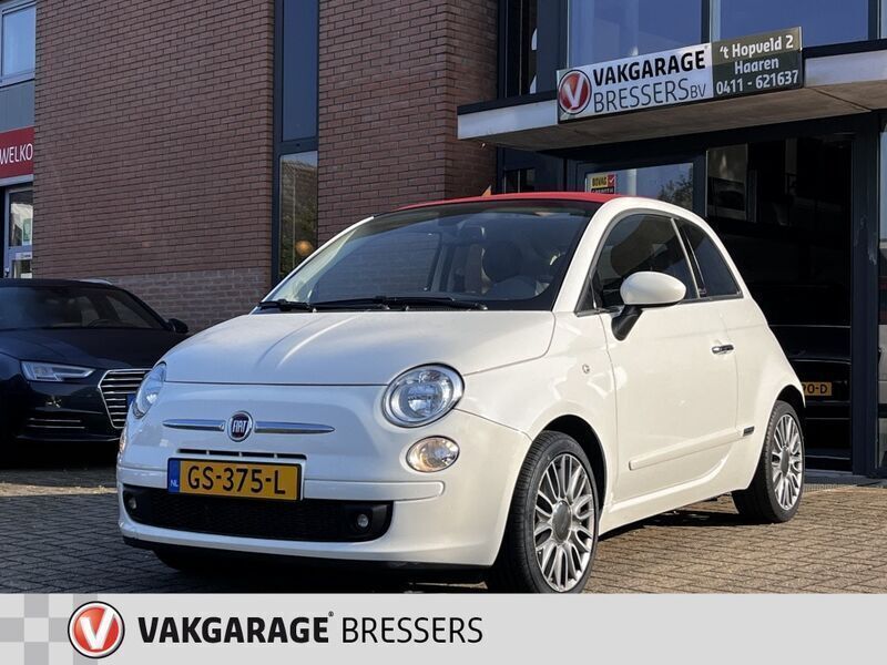 Wit Gebruikt 2015 Fiat 500C Lounge Cabriolet | € 7.950 (Eerlijke prijs) - Afbeelding 1/4