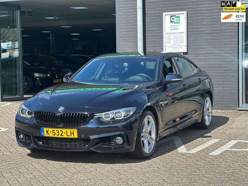 Zwart, metallic lak Gebruikt 2021 BMW 418 Gran Coupé M Sport Coupé | € 25.999 (Goede deal) - Afbeelding 1/4