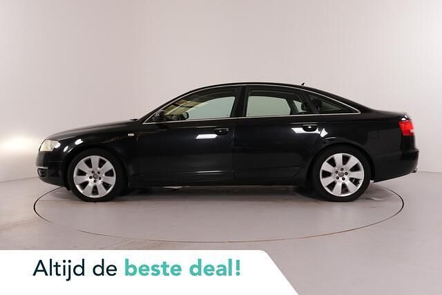 Zwart Gebruikt 2007 Audi A6 Business Sedan | € 3.495 (Eerlijke prijs) - Afbeelding 1/4