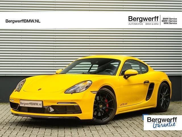 Geel Gebruikt 2023 Porsche 718 Cayman GTS Coupé | € 124.875 - Afbeelding 1/4
